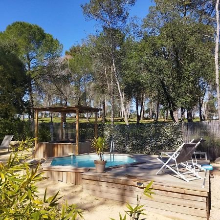 MAISON 5 Personnes EN GARRIGUE - PISCINE-SPA PRIVÉ Langlade Exterior foto